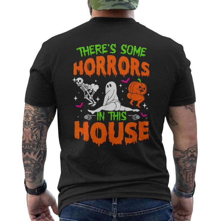 There's Some Horrors In This House Halloween Men's T-shirt Back Print