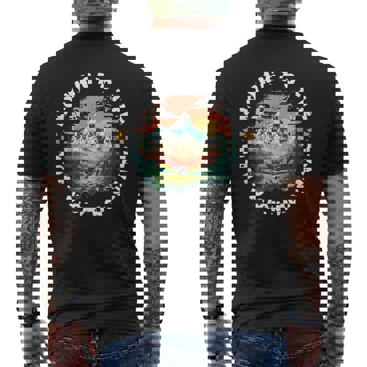 Retirement Moving To The Non Working Phase Men's T-shirt Back Print