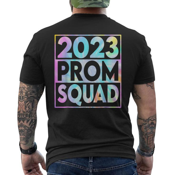 Retro 2023 Prom Squad 2022 Graduate Prom Class Of 2023 Gift  Mens Back Print T-shirt