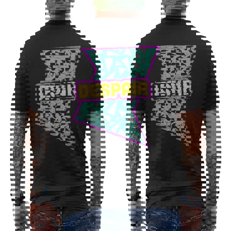 Retro 90S Despair Vaporwave Aesthetics Men's T-shirt Back Print