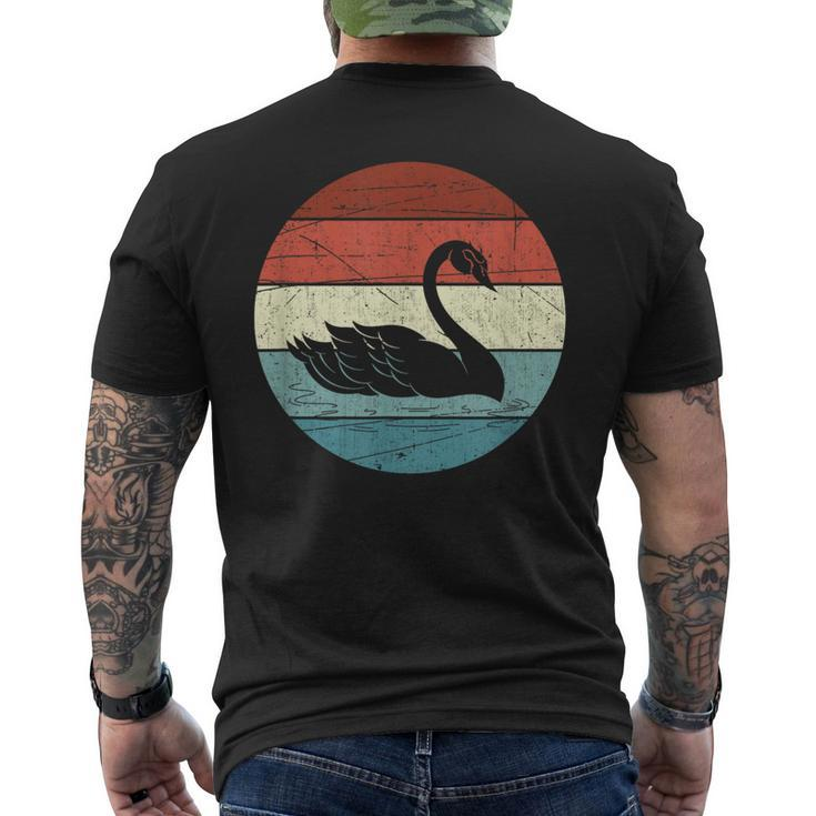 Retro Swan Men's T-shirt Back Print