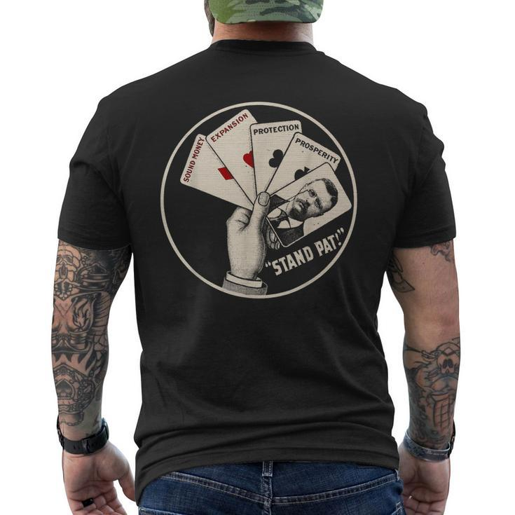 Retro Teddy Roosevelt Campaign Button  Art-Rough Rider  Mens Back Print T-shirt