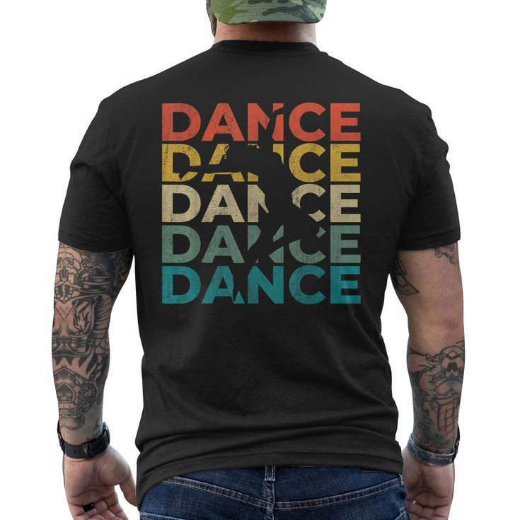 Retro Vintage Dancing Funny Mens Back Print T-shirt