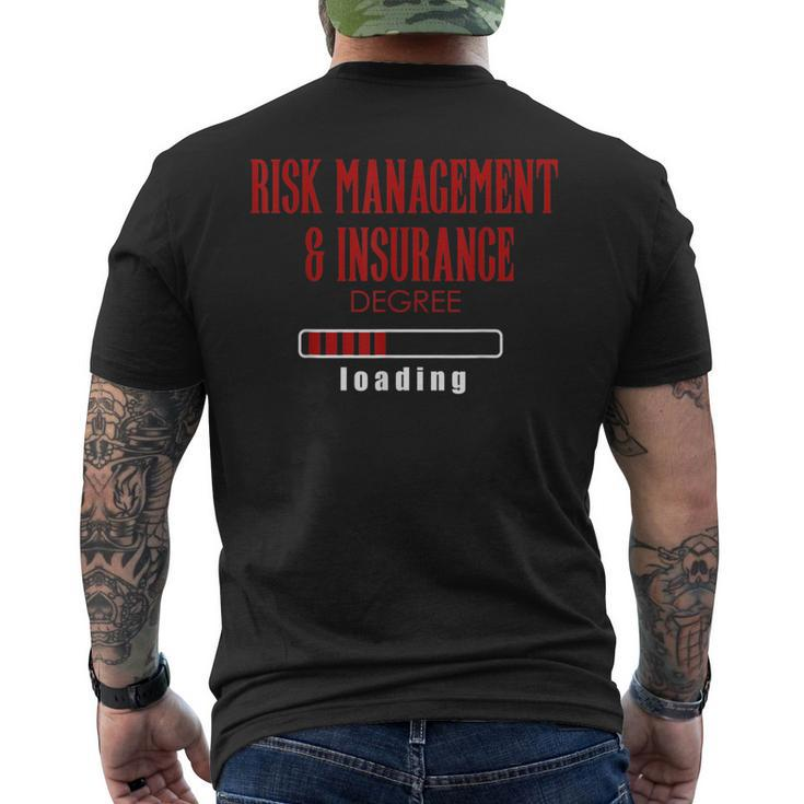 Risk Management & Insurance Degree Loading Men's T-shirt Back Print