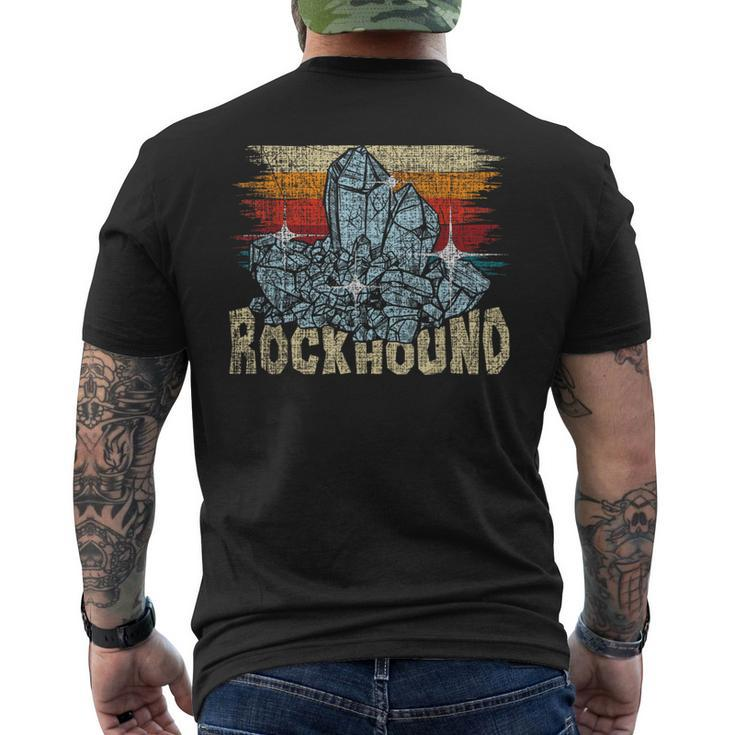 Rockhound Rock Collector Geode Hunter Geology Geologist Men's T-shirt Back Print
