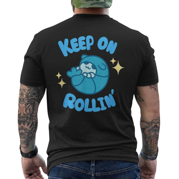 Roly Poly Pill Bug Keep Rollin' Men's T-shirt Back Print
