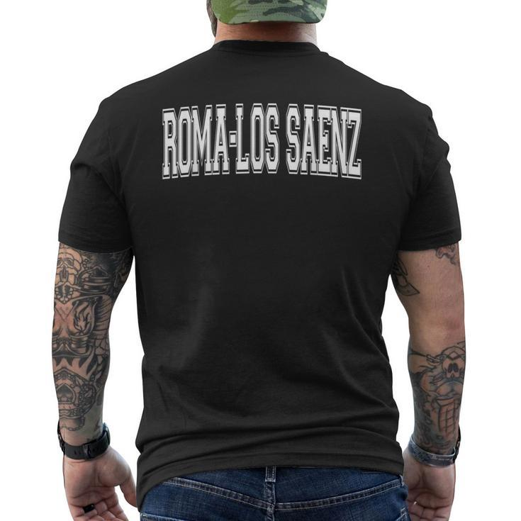 Roma-Los Saenz Tx Texas Usa Vintage Sports Varsity Style Men's T-shirt Back Print