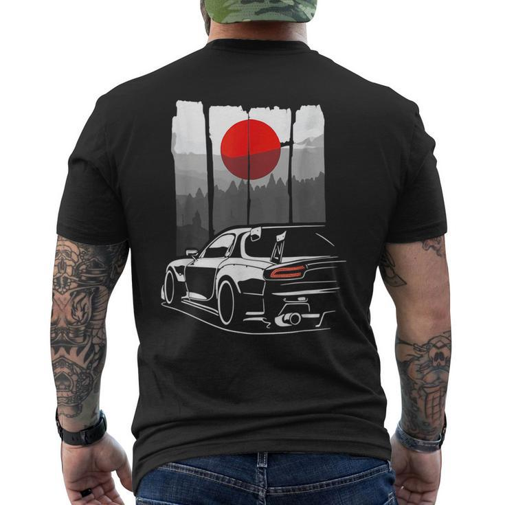 Rotary Engine Jdm Rx Car Tuning Automotive Drift Camiseta Mens Back Print T-shirt