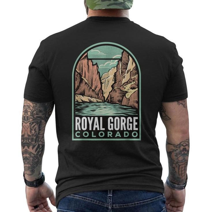 Royal Gorge Colorado Vintage Men's T-shirt Back Print