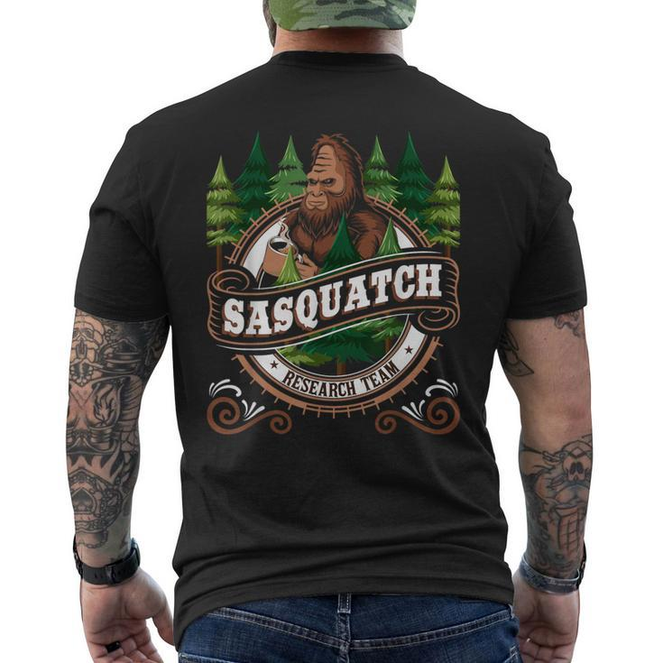 Sasquatch Research Team Bigfoot Fan Men's T-shirt Back Print