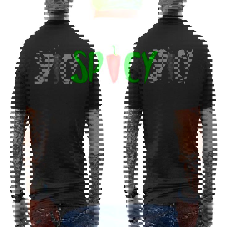 Sauce Lovers Hot Chilli Pepper Men's T-shirt Back Print