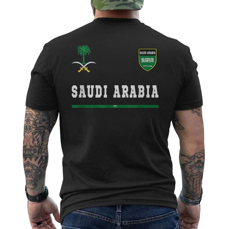 Saudi Arabia SportSoccer Jersey  Flag Football  Mens Back Print T-shirt
