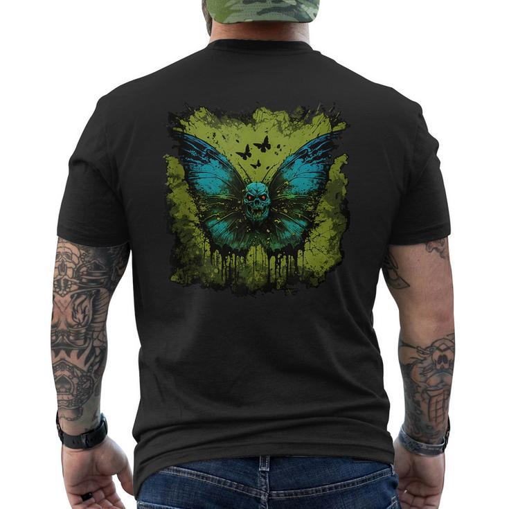 Scary Horror Insect  Mens Back Print T-shirt
