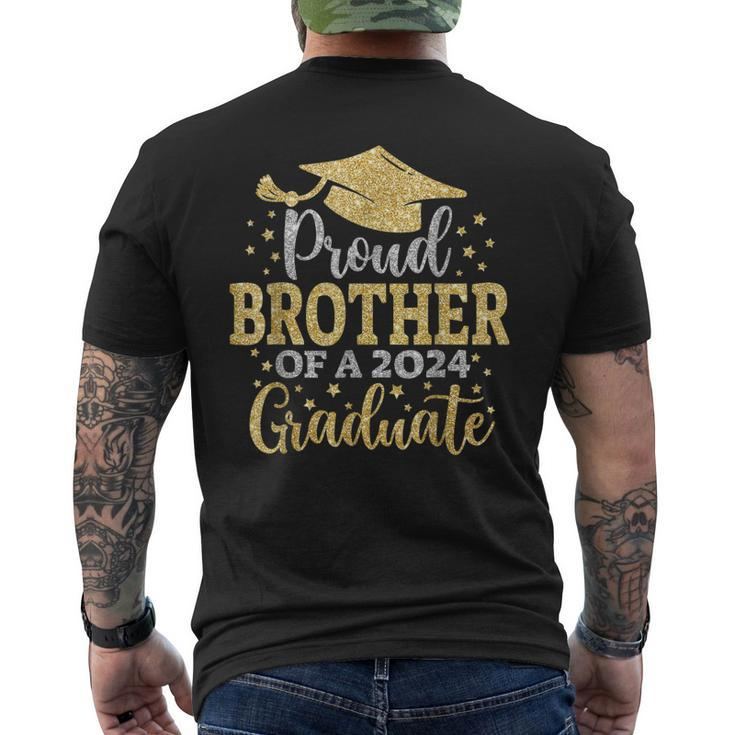 Senior 2024 Proud Brother Of A Class Of 2024 Graduate Men's Back Print T-shirt