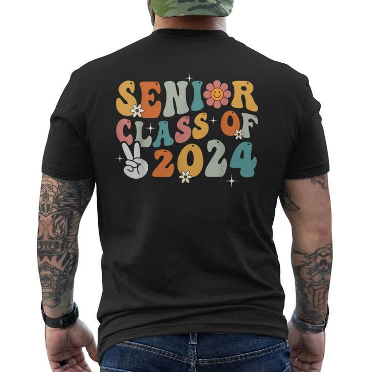 Senior Class Of 2024 Back To School Senior 2024 Graduation  Mens Back Print T-shirt