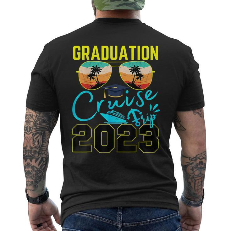 Senior Graduation Cruise Trip 2023 Ship Cruise Grad Trip  Mens Back Print T-shirt