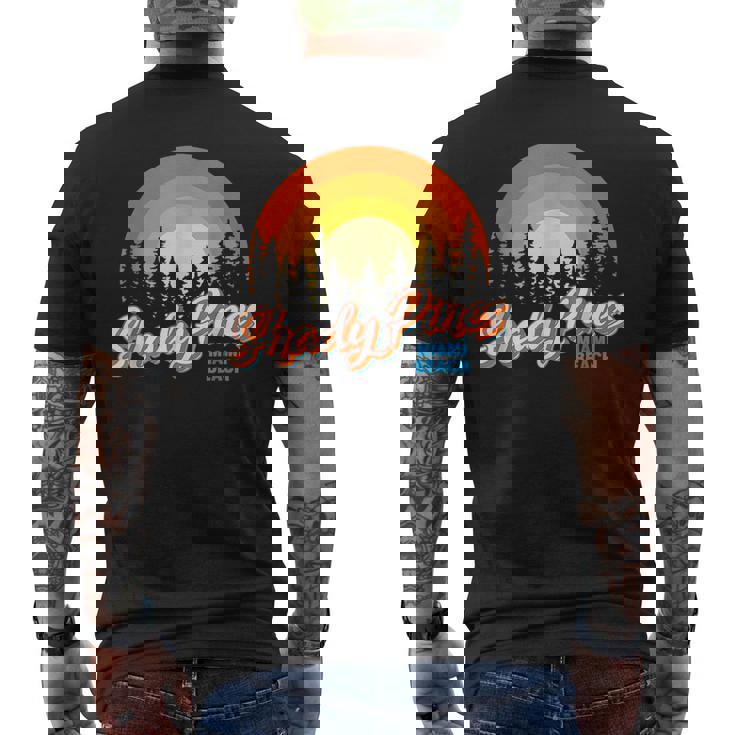 Shady Pines Miami Beach Florida Beach Summer Vacation Florida Gifts & Merchandise Funny Gifts Mens Back Print T-shirt