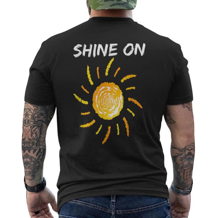 Shine On With Sun Inspiration   Sun Funny Gifts Mens Back Print T-shirt