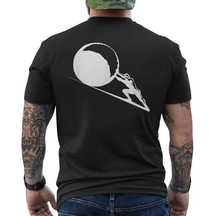 Sisyphus Greek Mythology Sisyphus Men's T-shirt Back Print