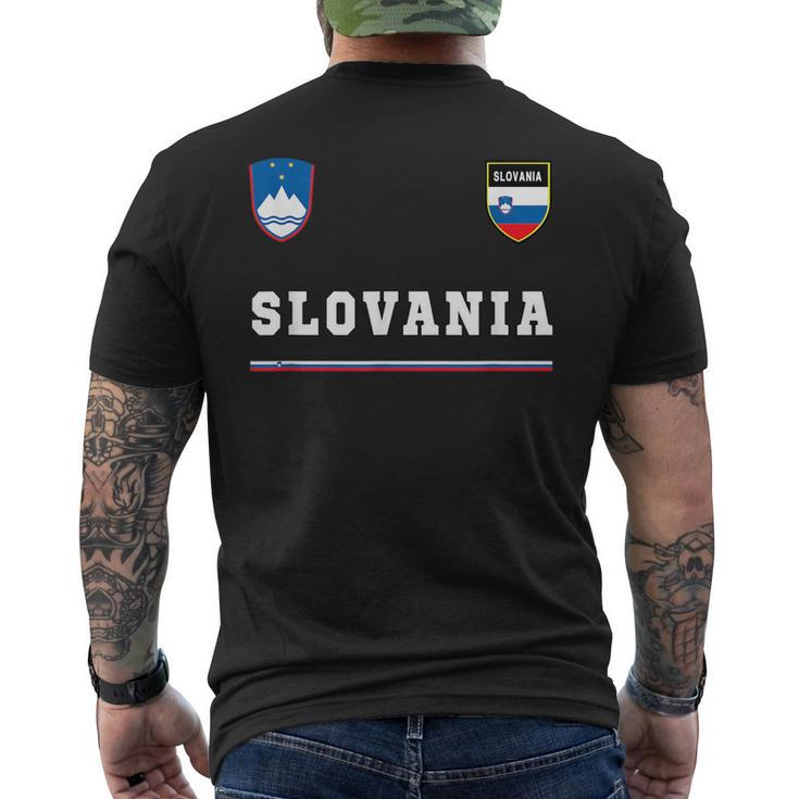 Slovenia SportSoccer Jersey  Flag Football  Mens Back Print T-shirt