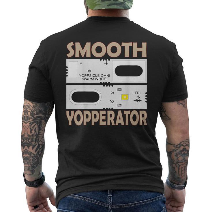 Smooth Yopperator Mens Back Print T-shirt
