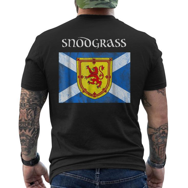 Snodgrass Scottish Clan Name Scotland Family Reunion Family Reunion Funny Designs Funny Gifts Mens Back Print T-shirt