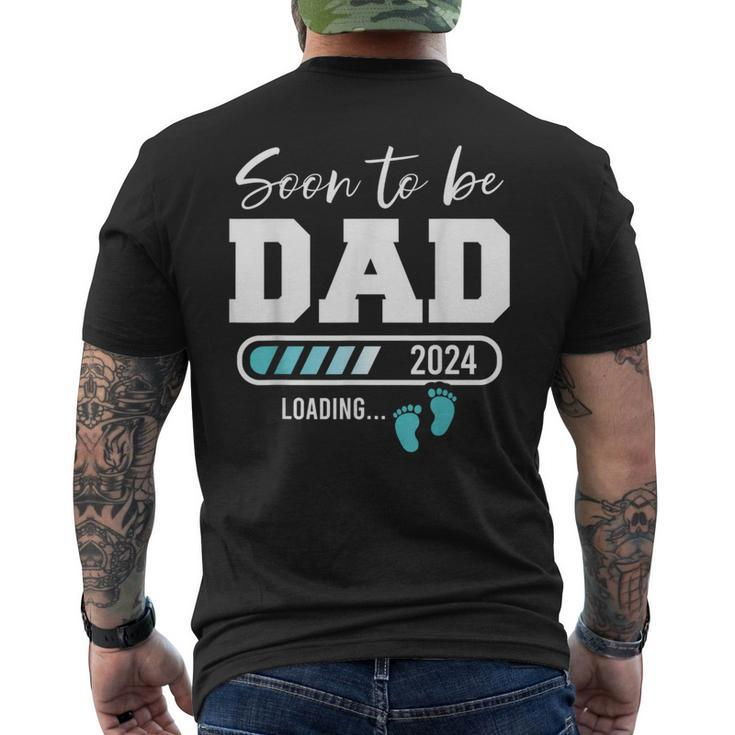 Soon To Be Dad Est 2024 New Dad Pregnancy  Mens Back Print T-shirt