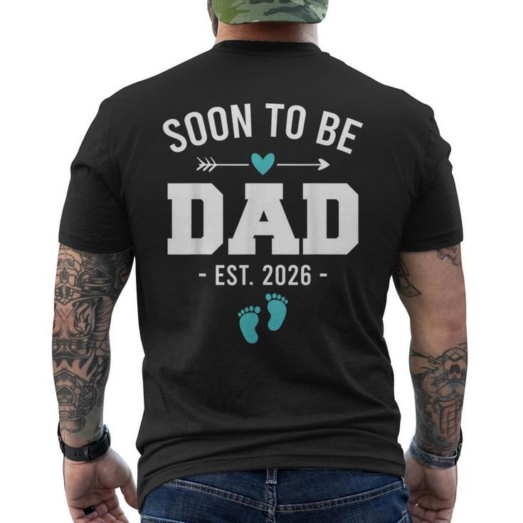 Soon To Be Dad Est 2026 New Dad Pregnancy  Mens Back Print T-shirt