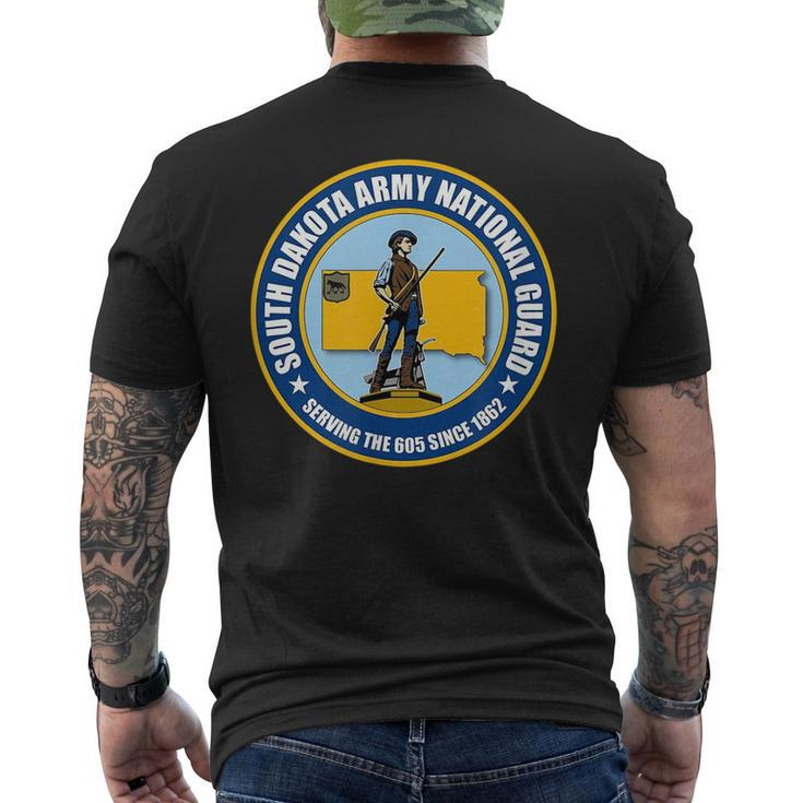 South Dakota Army National Guard Men's Back Print T-shirt