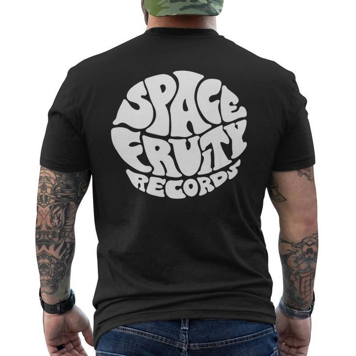 Space Fruity Records Space Funny Gifts Mens Back Print T-shirt