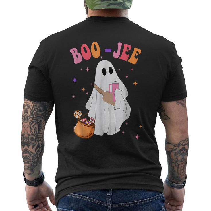 Spooky Season Ghost Halloween Costume Boujee Boo Jee Men's T-shirt Back Print