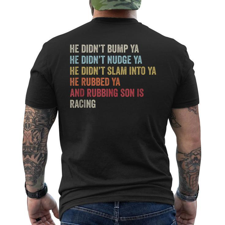 Sprint Car Racing Apparel Funny Race Quote Dirt Track Racing Racing Funny Gifts Mens Back Print T-shirt