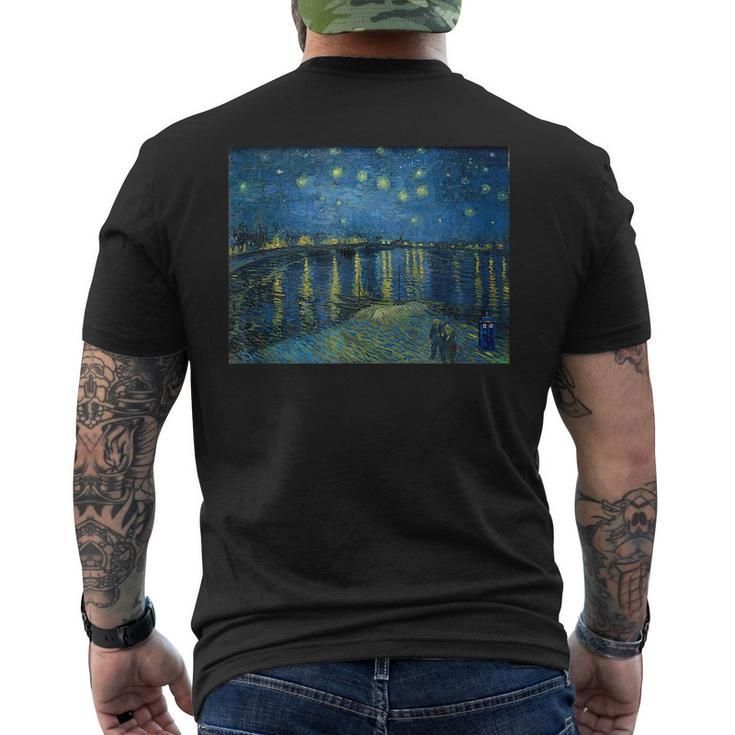 Starry Night Over The Rhone Doctor Visit Men's T-shirt Back Print