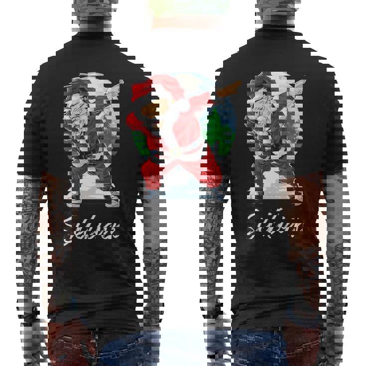 Sullivan Name Gift Santa Sullivan Mens Back Print T-shirt