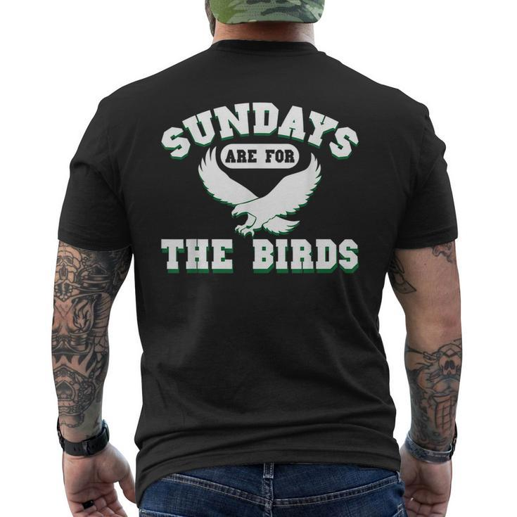 Sundays Are For The Birds Men's T-shirt Back Print