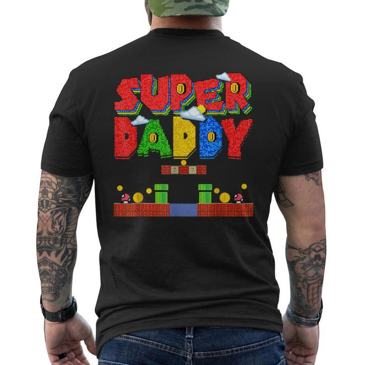 Super Daddy Fathers Day Outfits dy Men's T-shirt Back Print