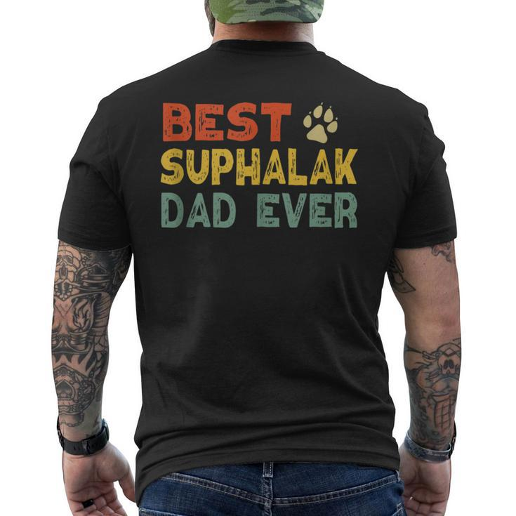 Suphalak Cat Dad Owner Breeder Lover Kitten Men's T-shirt Back Print