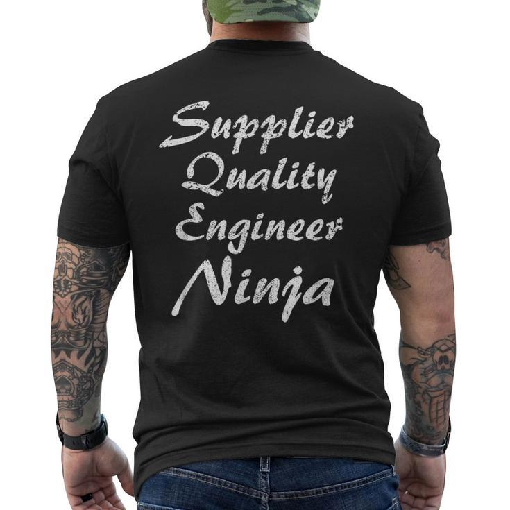 Supplier Quality Engineer Occupation Work Men's T-shirt Back Print