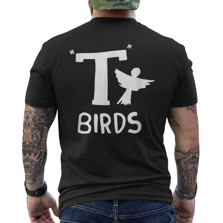 T Bird Costume Rocker 1950S Men's T-shirt Back Print