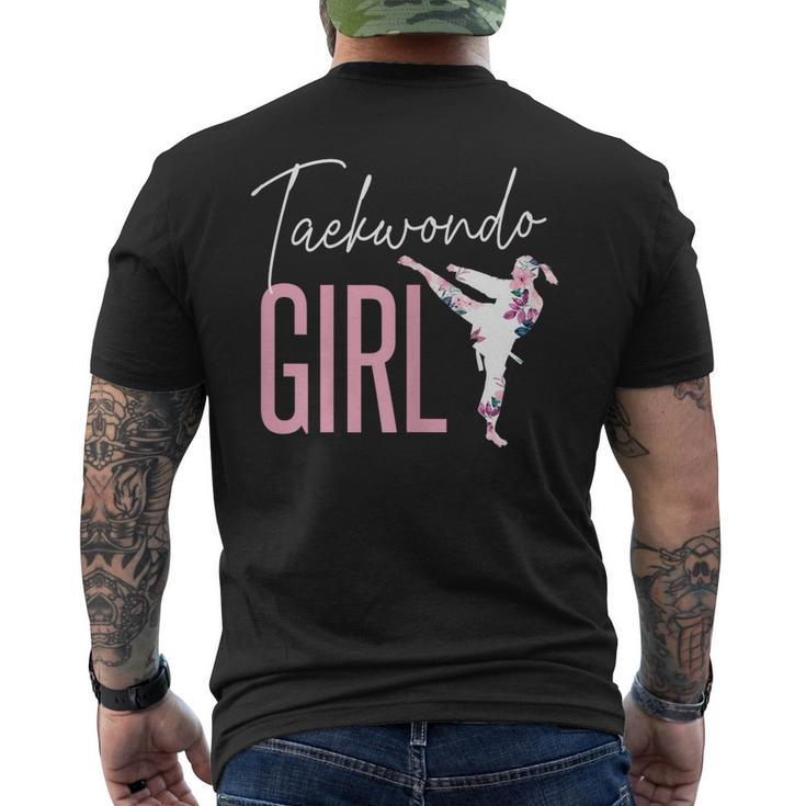 Taekwondo Taekwondo Girl Martial Arts Taekwondoin Men's T-shirt Back Print