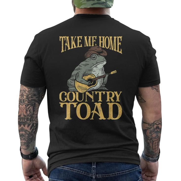 Take Me Home Country Toad - Vintage Classic  Mens Back Print T-shirt