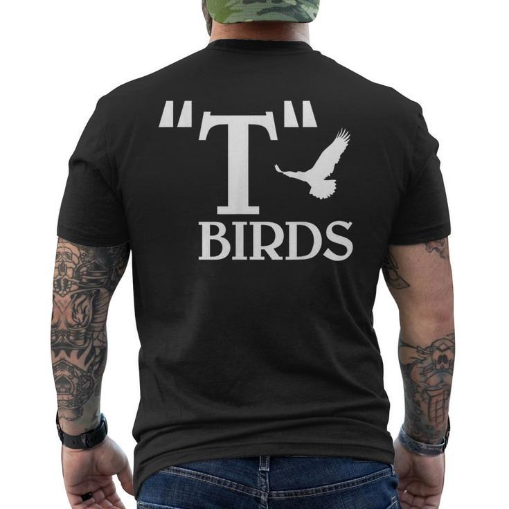Tbirds Themed Mens Back Print T-shirt
