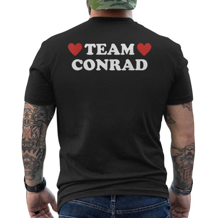 Team Conrad I Love Conrad I Heart Conrad Men's T-shirt Back Print