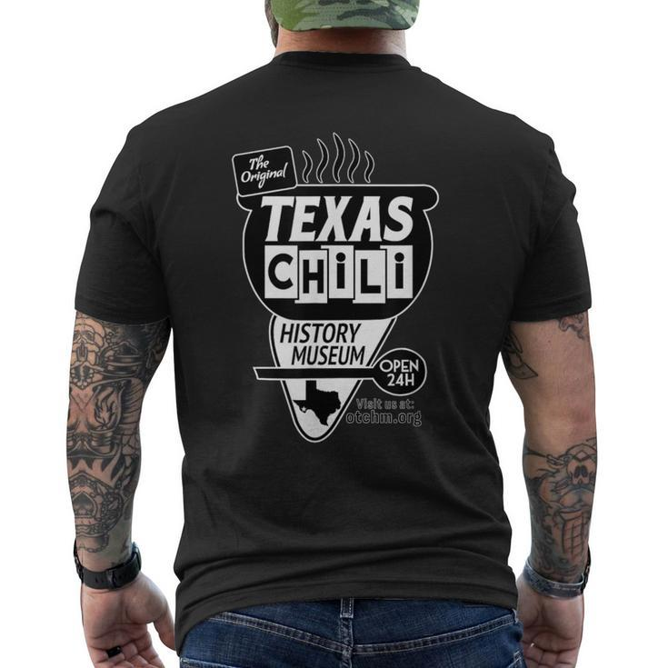 Texas Chili History Museum Men's T-shirt Back Print