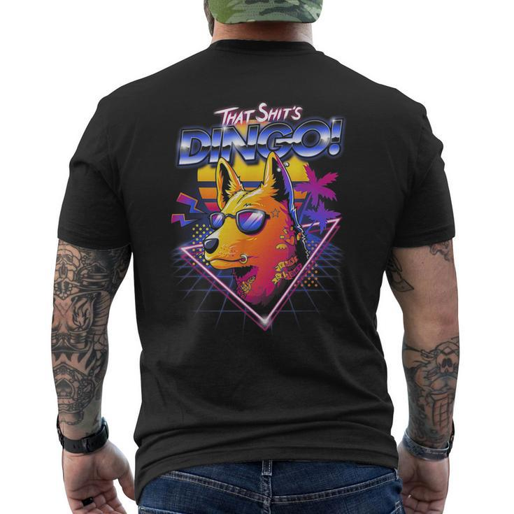 That Shits Dingo  Mens Back Print T-shirt