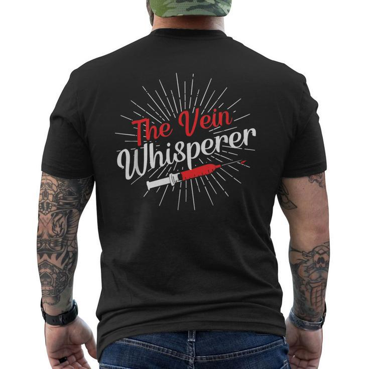 The Vein Whisperer | Phlebotomy Technician | Phlebotomist Mens Back Print T-shirt
