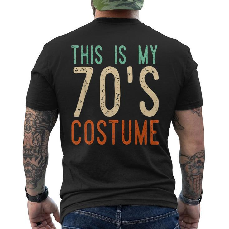 This Is My 70S Costume Groovy Peace Halloween 70S Vintage Designs Funny Gifts Mens Back Print T-shirt