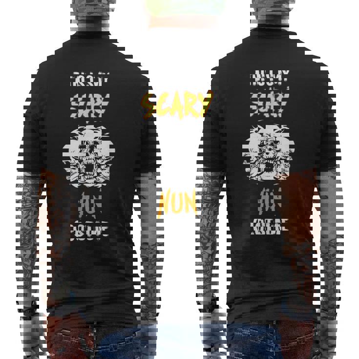 This Is My Scary Nun Costume Mens Back Print T-shirt