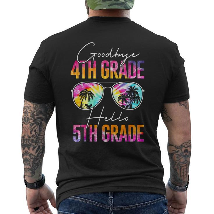 Tie Dye Goodbye 4Th Grade Graduation Hello 5Th Grade Mens Back Print T-shirt