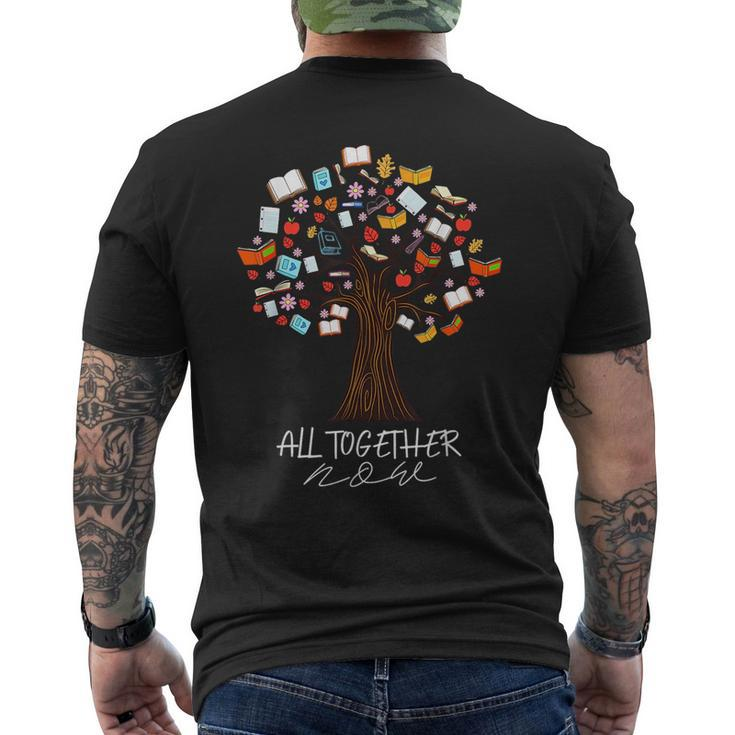 Together Now Summer Reading Program 2023 Tree Of Books  Mens Back Print T-shirt